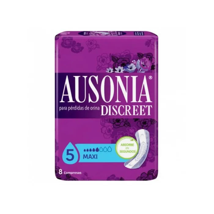 Ausonia Discreet Maxi Assorbenti Incontinenza Urinaria 8 Pezzi