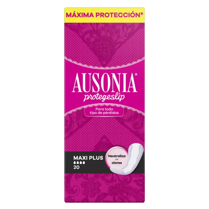 Ausonia Protegeslip Maxiplus - Assorbenti Igiene Intima 20 Pezzi