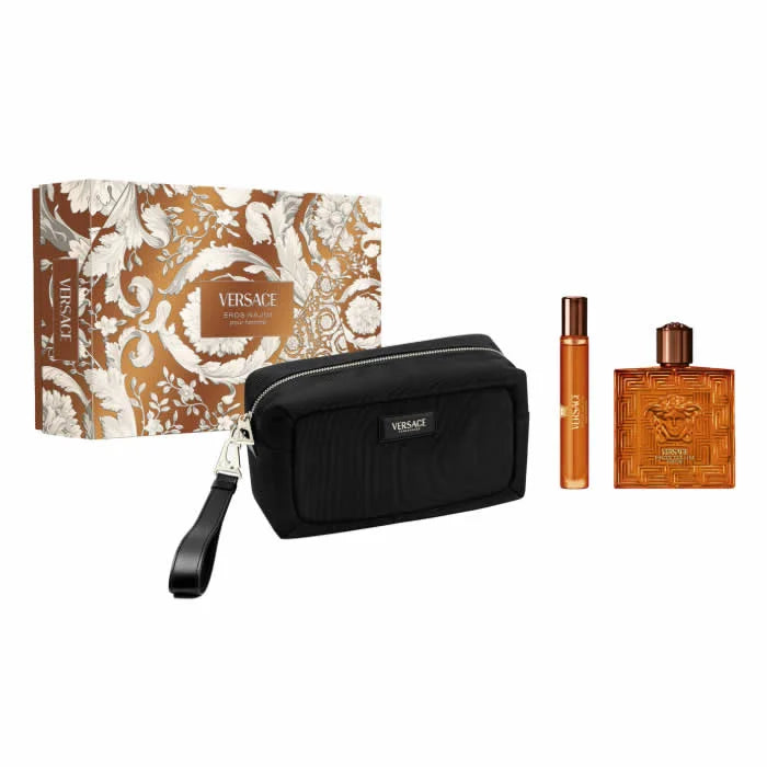 Versace Eros Najim Pour Homme Eau De Parfum Spray 100ml Set 3 Parti
