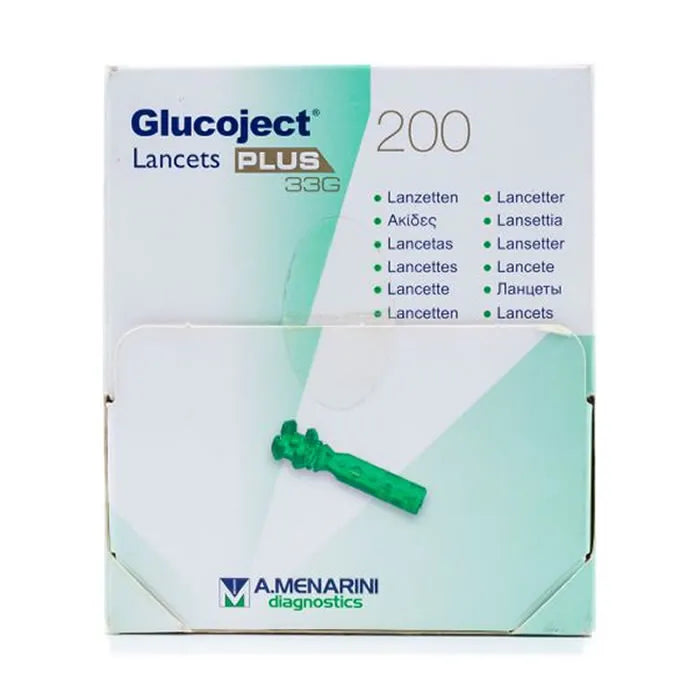 Menarini Glucoject 200 Lancette Plus 33g