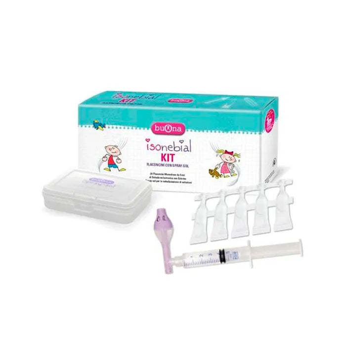 Buona Nebianax Iso Kit 20 Fiale 5ml+ Spray Solare