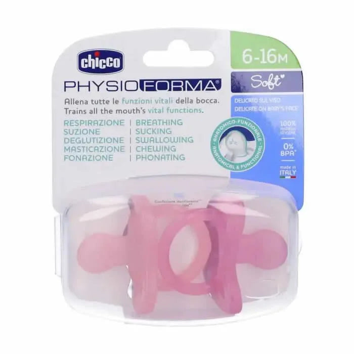 Chicco PhysioForma Soft Succhietti Rosa 6-16M