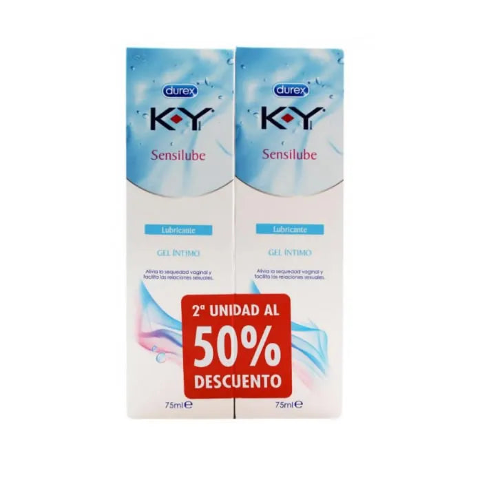 Durex Sensilube KY Lubrificante Vaginale 2x75ml