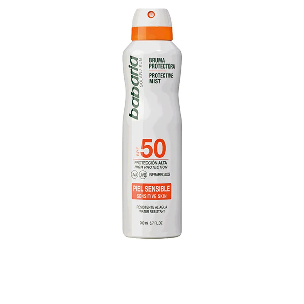Babaria Spray Protettivo per Pelli Sensibili spf 50 200 ml