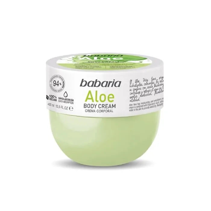 Babaria Aloe Crema Corpo 400 ml - Idratazione Profonda e Lenitiva