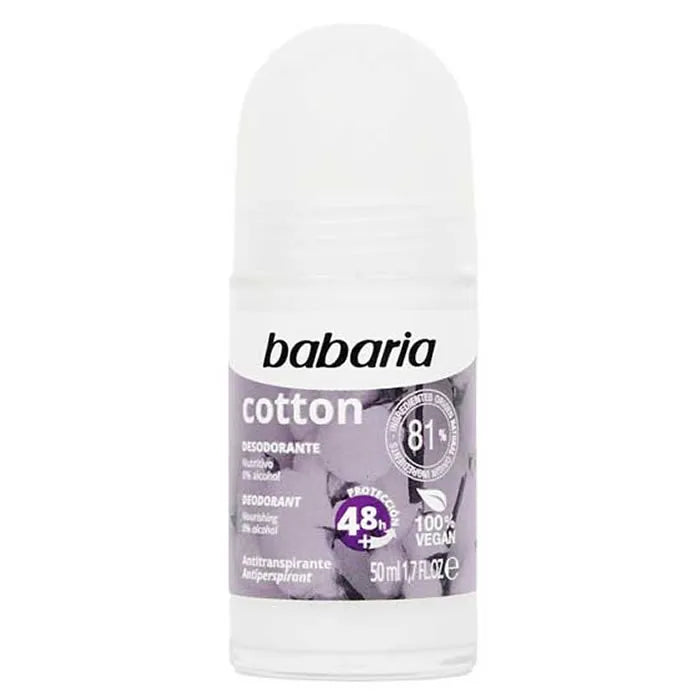 Babaria Deodorant Cotton Roll on 50 ml - Fresco e Delicato
