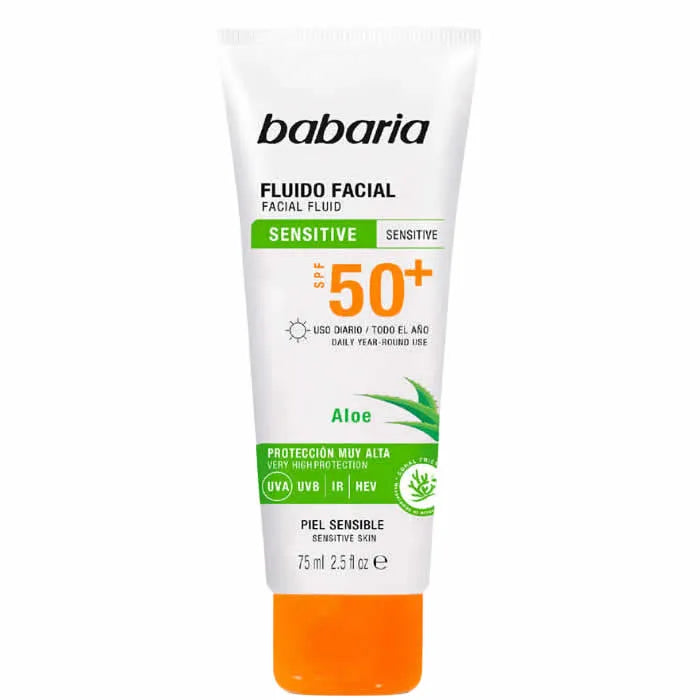 Babaria Fluido Viso Pelle Sensibile spf 50 75 ml