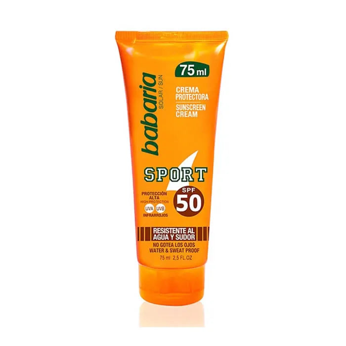 Babaria Sport Sun Cream spf 50 - Solare 75 ml