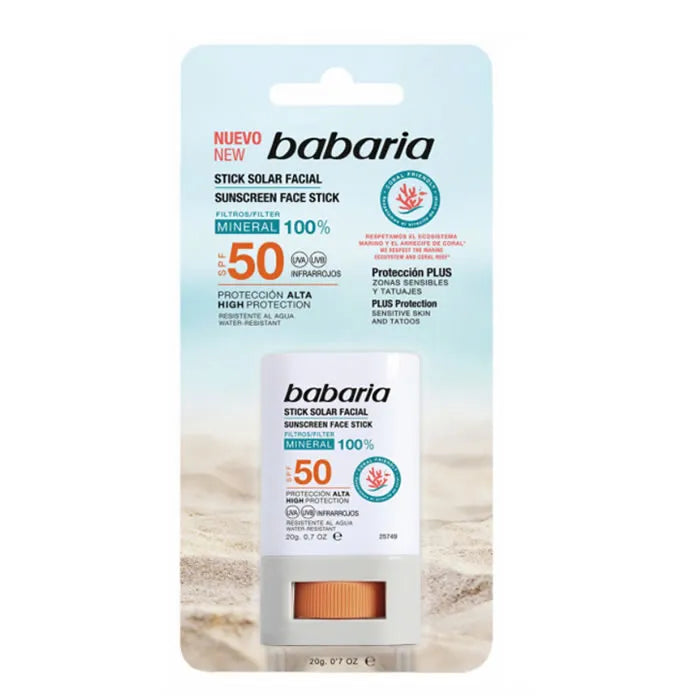 Babaria Stick Solare spf 50 Protezione Viso 20 g