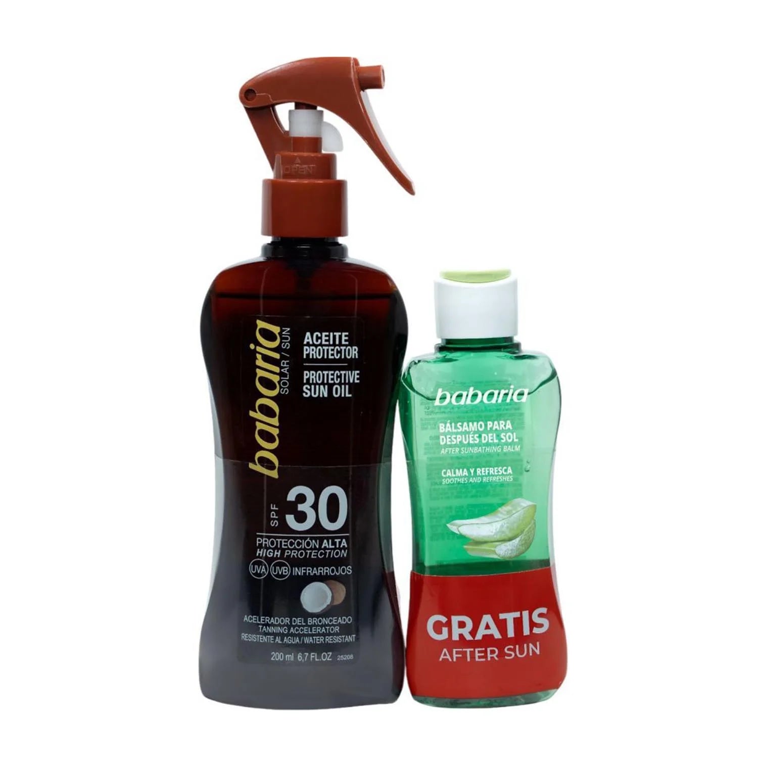 Babaria Sol Olio Protettore Solare Cocco Spray spf 30 200 ml