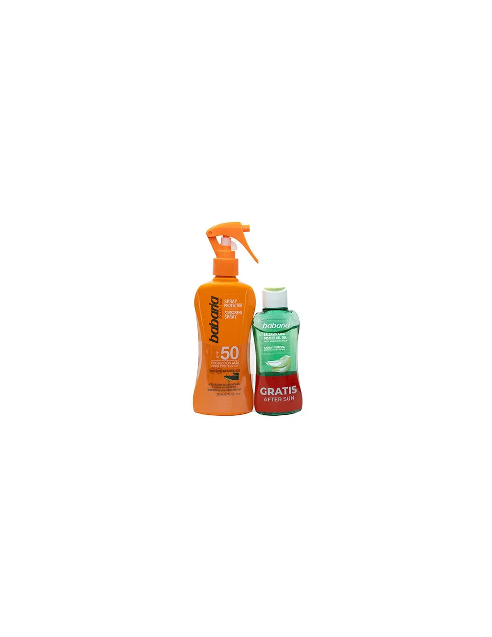Babaria Aloe Spray Protector spf 50 200 ml Balsamo Doposole