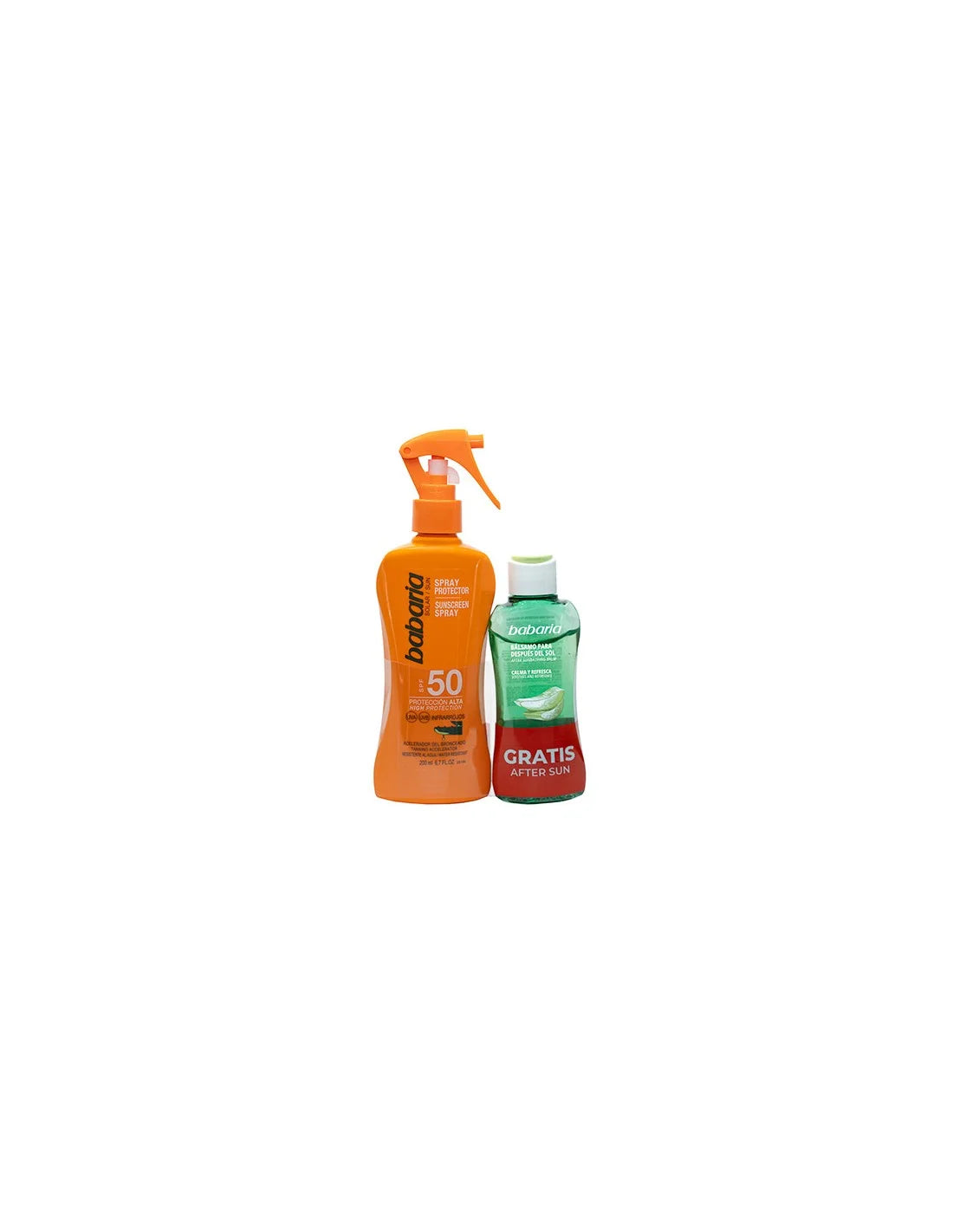 Babaria Aloe Spray Protector spf 50 200 ml Balsamo Doposole