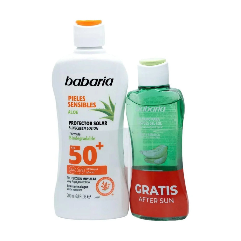 Babaria Aloe Protector Solare spf 50 Pelle Sensibile 200 ml