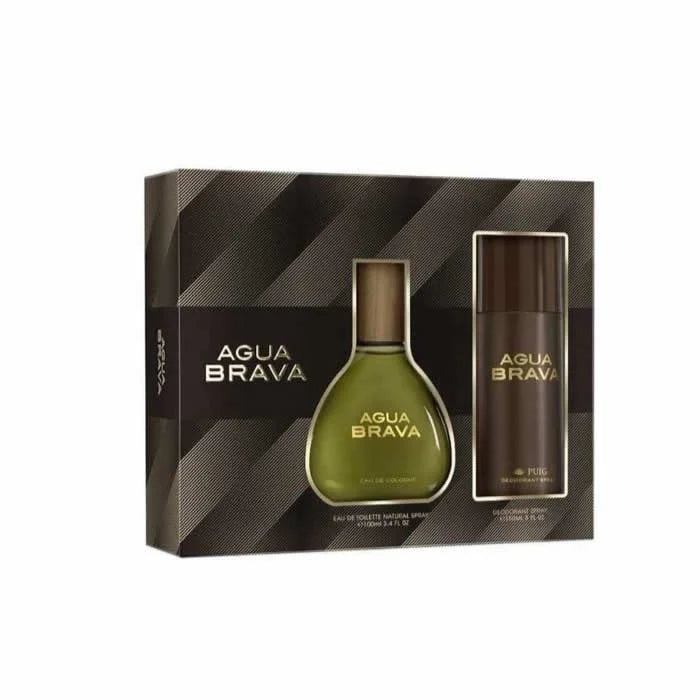 Puig Agua Brava Eau De Toilette Spray 100ml Set 2 Parti