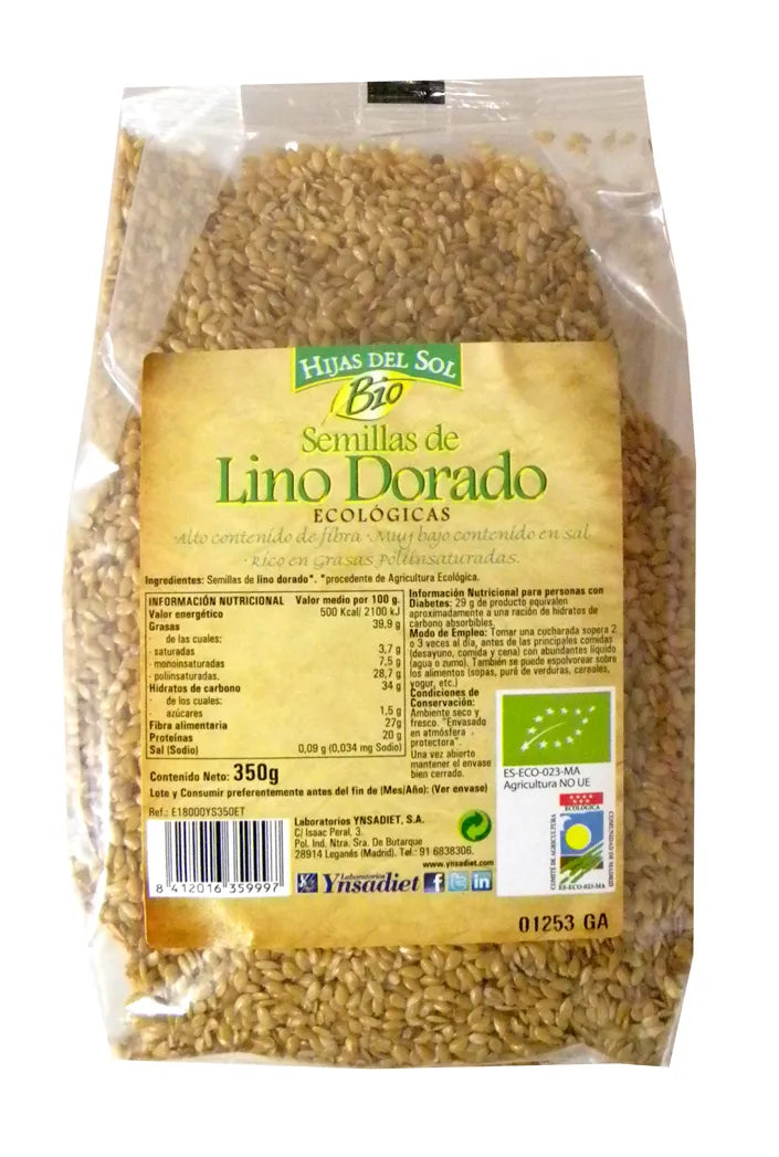 Ynsadiet Semillas De Lino Dorado 350g
