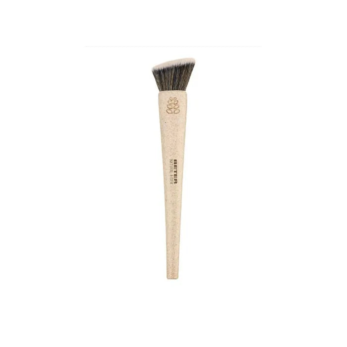 Beter Pennello Fluido Angolato in Fibra Naturale per Makeup
