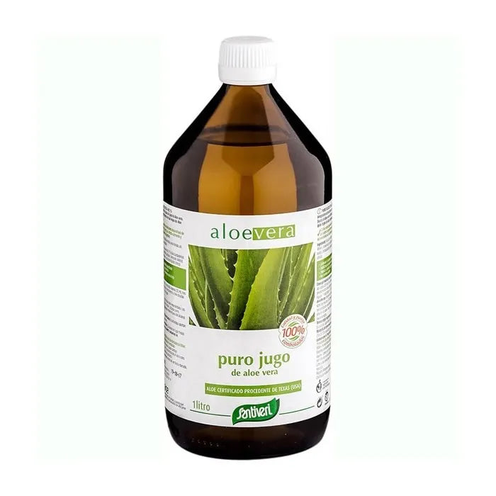 Aloe Vera Succo 1 l Santiveri - Integratore Naturale