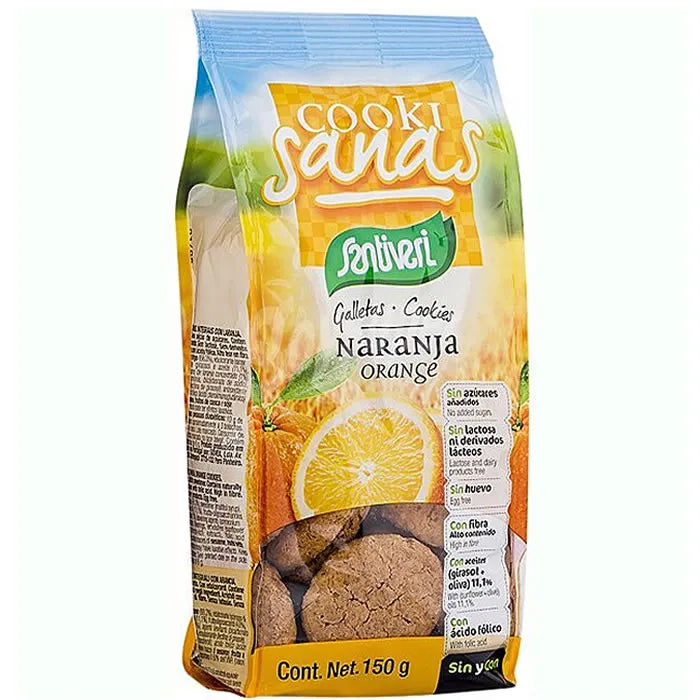 Santiveri Cookisanas Biscotti all'arancia 150g