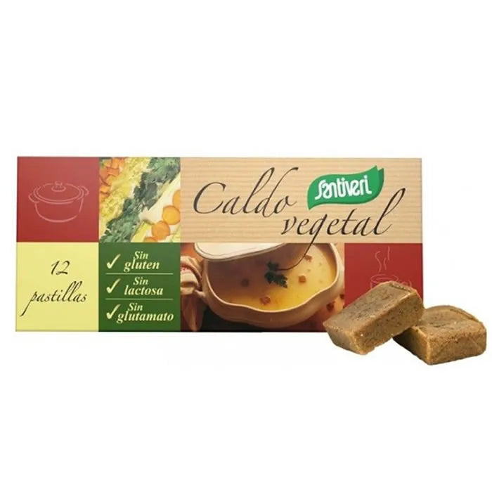Santiveri Brodo Vegetale Non Salato 12 Compresse 100g
