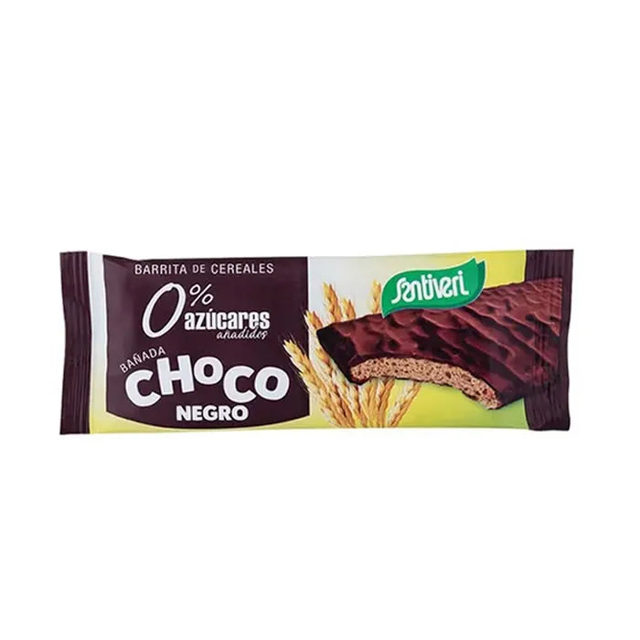 Santiveri Barrette Di Cereali Al Cioccolato Nero Senza Zucchero 12 Unità