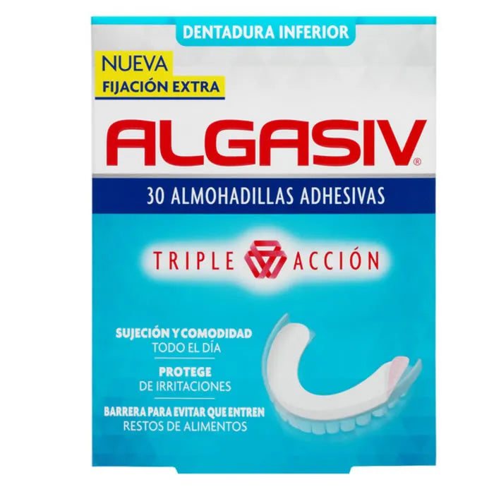 Algasiv Sigilli Adesivi per Protesi Dentarie 30 Unità