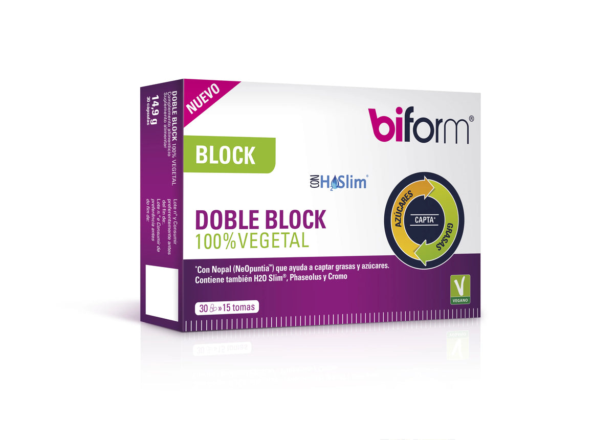 Biform Doble Block 100 Vegetal 30 Capsule - Integratore Drenante