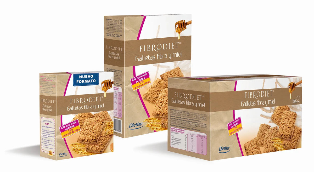 Dietisa Fibrodiet Galletas Fibra y Miel 1kg