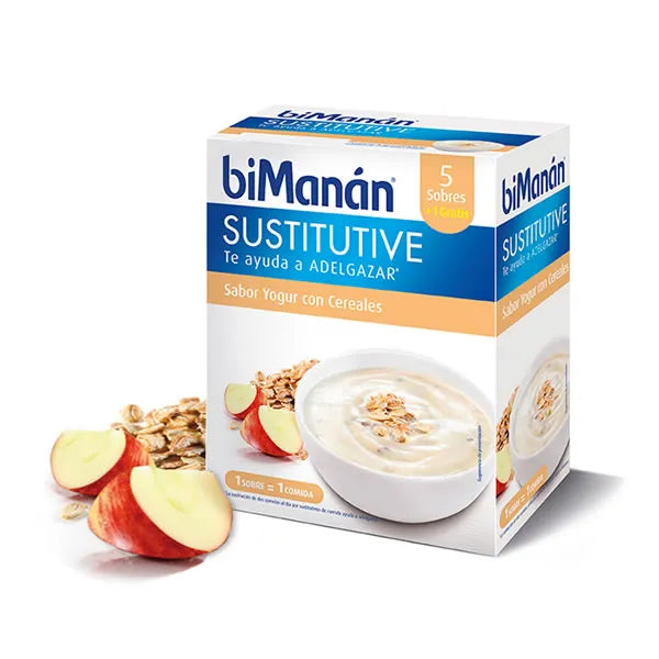 Bimanán Crema Sostitutiva Yogurt e Cereali 5 Unità