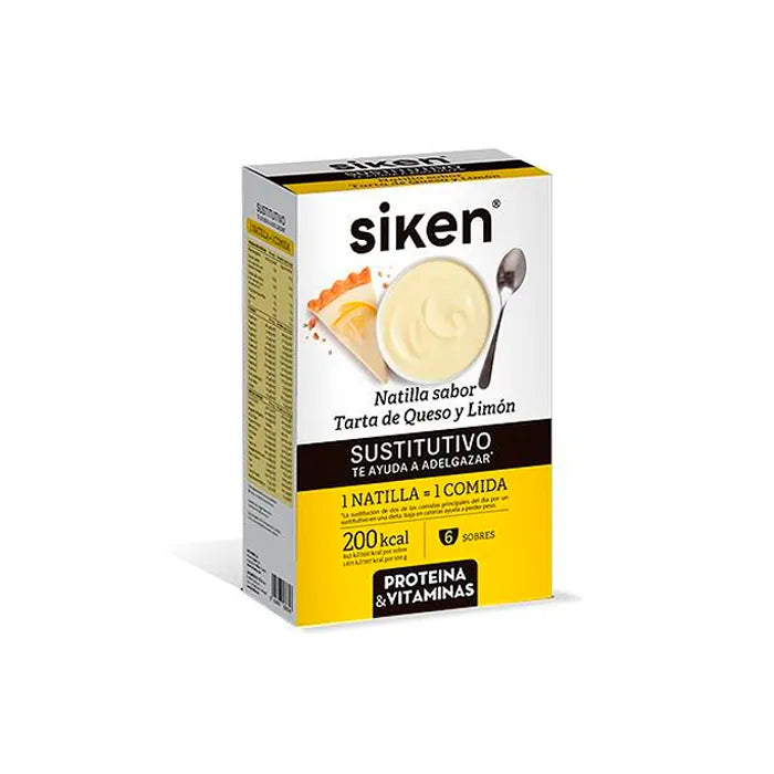 Siken Sostituto Della Crema al Limone Cheesecake 6 Pacchetti x50g