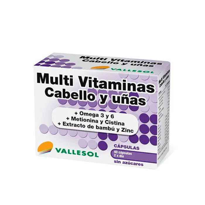 Vallesol Multi Vitamins Hair and Nails 40 Capsule