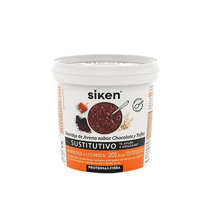 Siken Porridge D'avena Sostitutivo al Cioccolato Toffee 52g