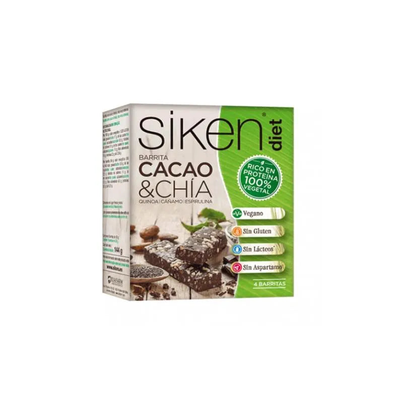 Siken Diet Cocoa and Chia Vegetable Protein None