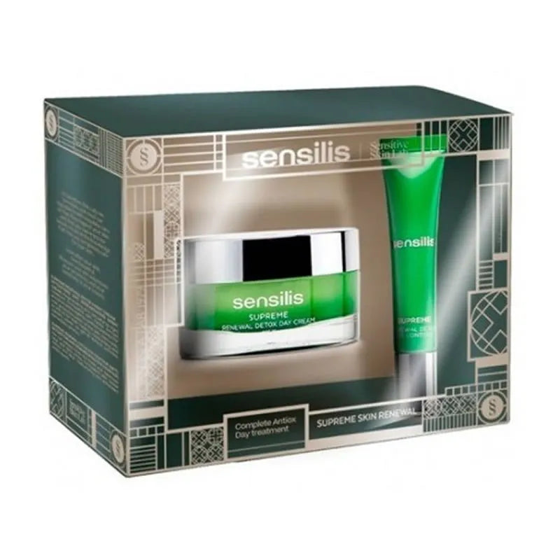 Sensilis Cofano Supreme Renewal Detox Crema Giorno 50ml + Contorno Occhi 15ml