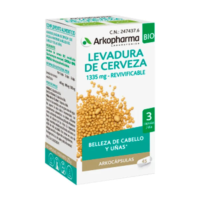 Arkopharma Arkocápsulas Lievito 340 mg 50 Capsule