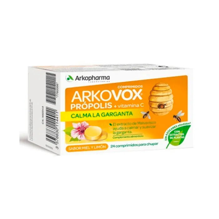 Arkopharma Arkovox Propoli + Vitamina C 24 Compresse