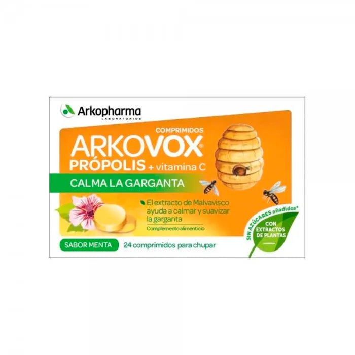 Arkopharma Arkovox Propoli Vitamina C Menta 24 Compresse