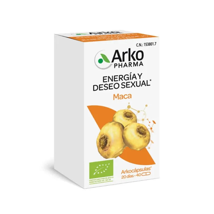 Arkopharma Arkocápsulas Maca 225 mg - 40 Capsule Energia