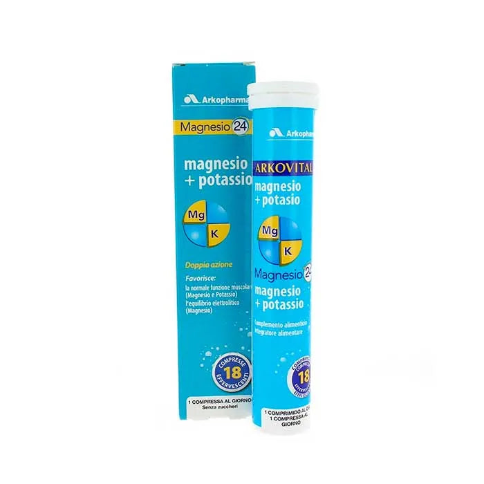 Arkopharma Arkovital Magnesio e Potassio 18 Compresse