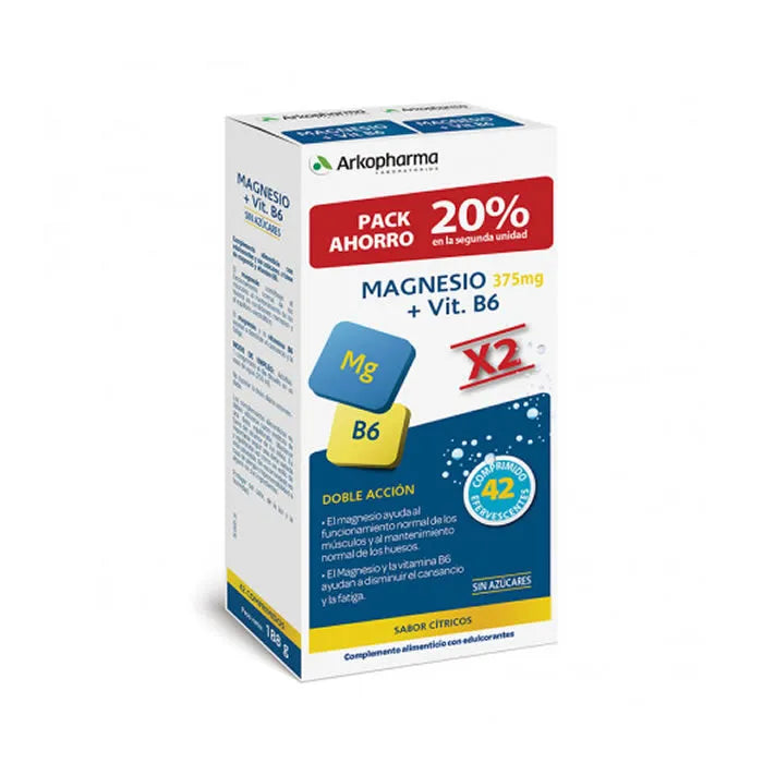 Arkovital Magnesio B6 375 mg - 21 Compresse X 2 Unità