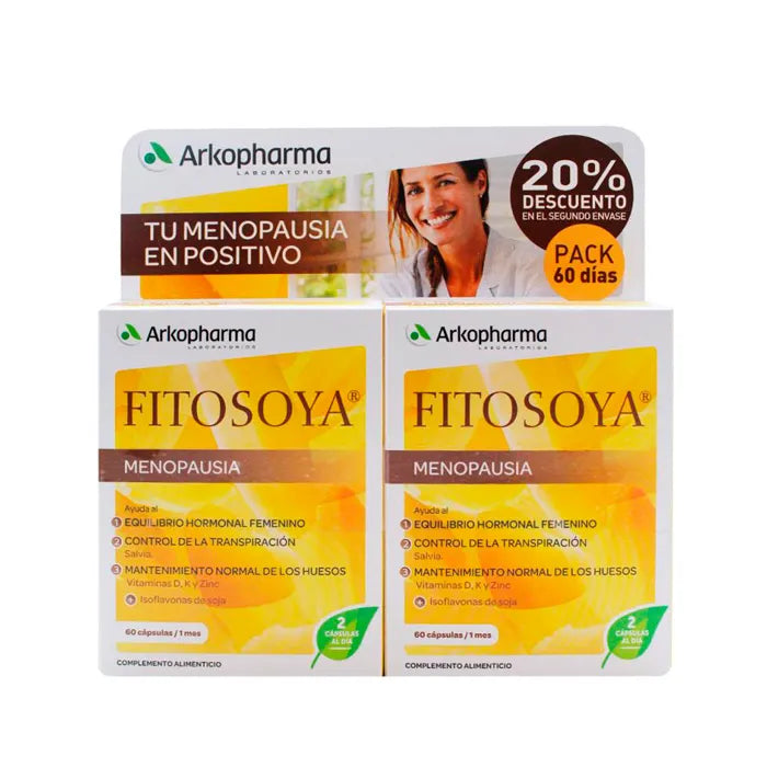 Arkopharma Fitosoya 60 Capsule - Benessere Menopausa Naturale