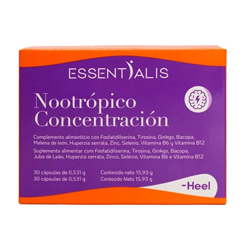 Heel Essentialis Nootropico Concentrazione 30 Capsule