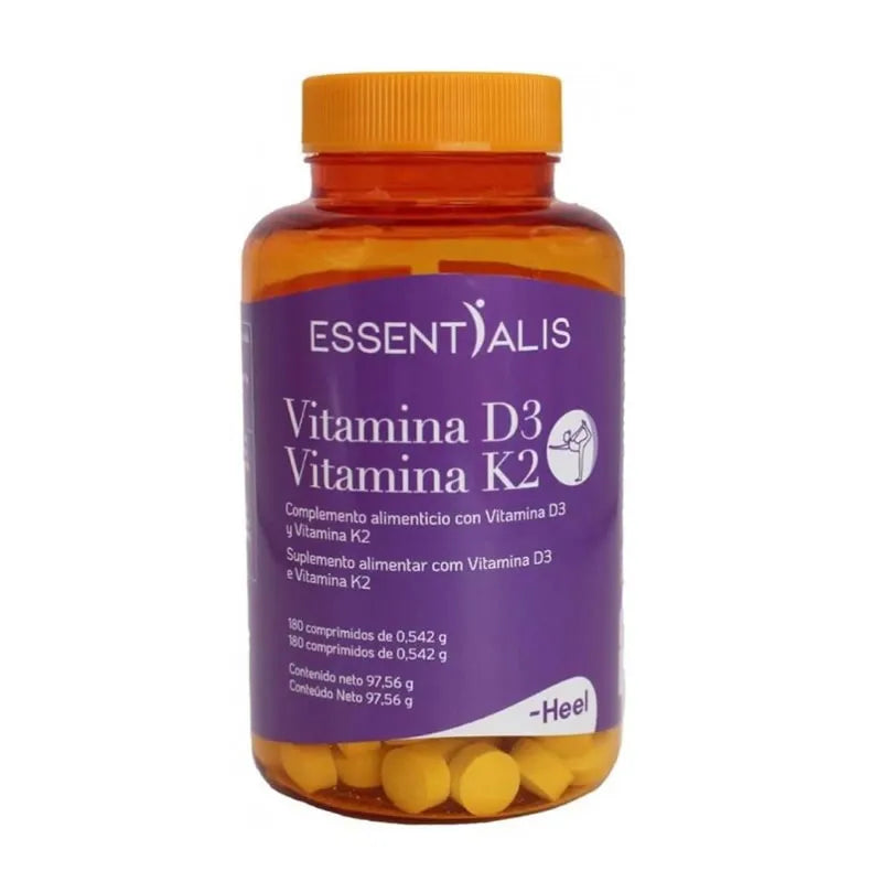 Essentialis Vitamina D3 Vitamina K2 180 Compresse