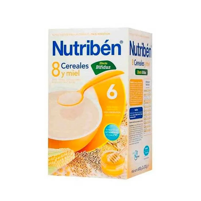 Nutriben 8 Cereali e Miele Bifidus 600 g - Alimento