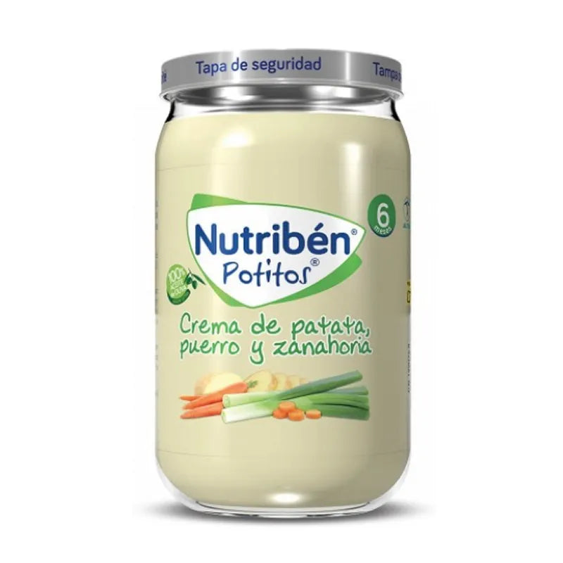 Nutribén Crema di Patate, Porro e Carota Vasetto 235 g