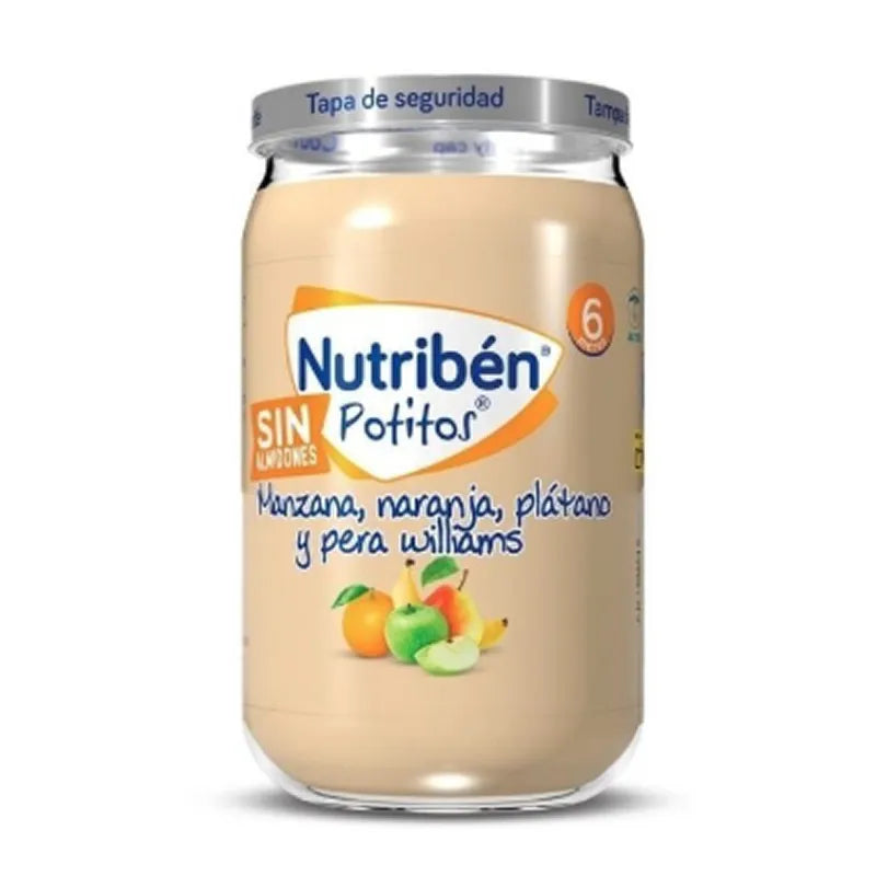 Nutribén Vasetto Mela, Arancia, Banana e Pera Williams 235 g