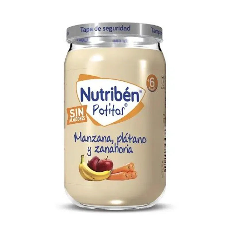 Nutribén Vasetto Mela, Banana e Carota 235 g