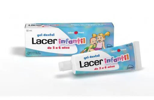 Gel Lacer Infantil Sabor Fresa 50ml