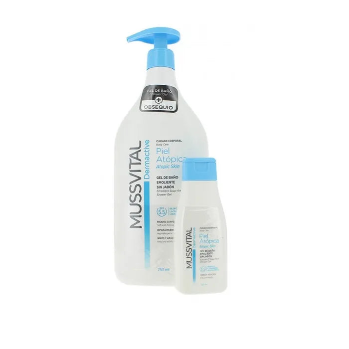 Mussvital Dermactive Gel Doccia Pelle Atopica 750ml+100ml