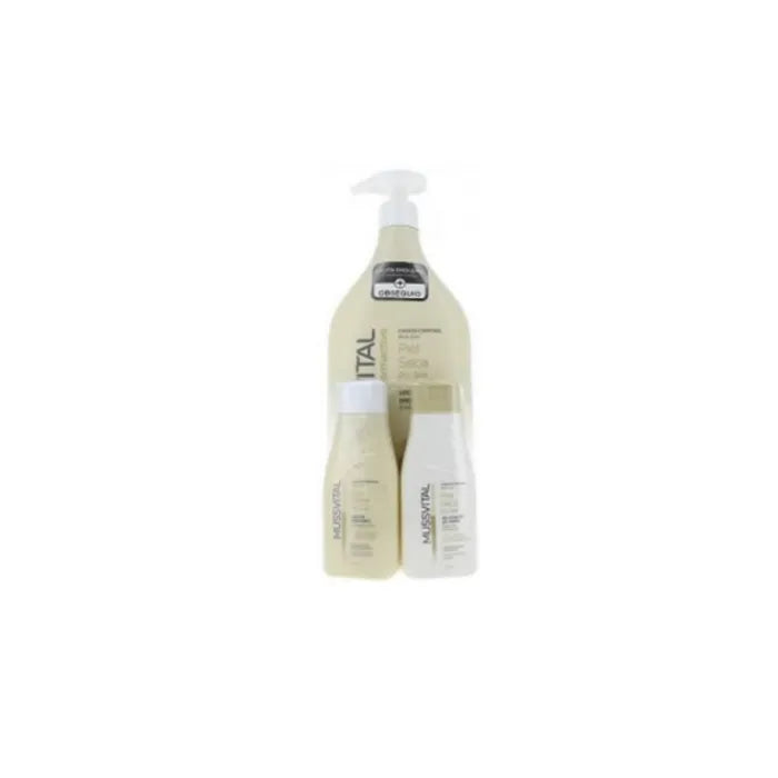 Mussvital Dermactive Gel Doccia Pelle Secca 1000ml Set 3 Parti