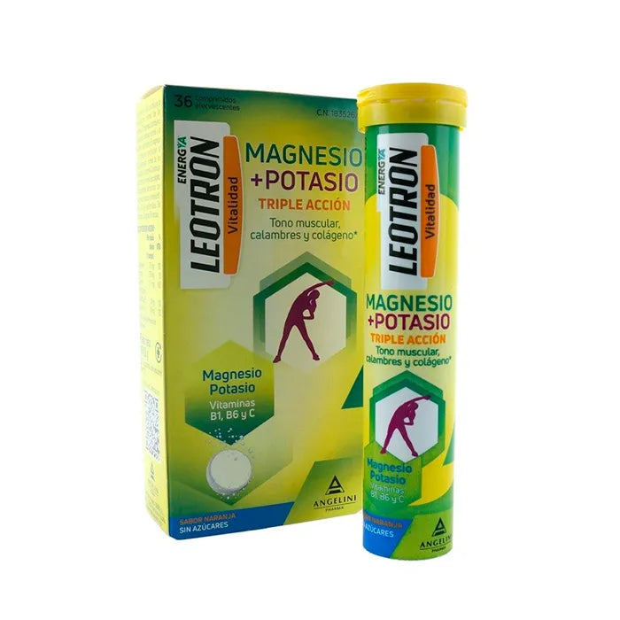 Leotron Vitality Magnesio+ Potassio 36 Compresse Effervescenti